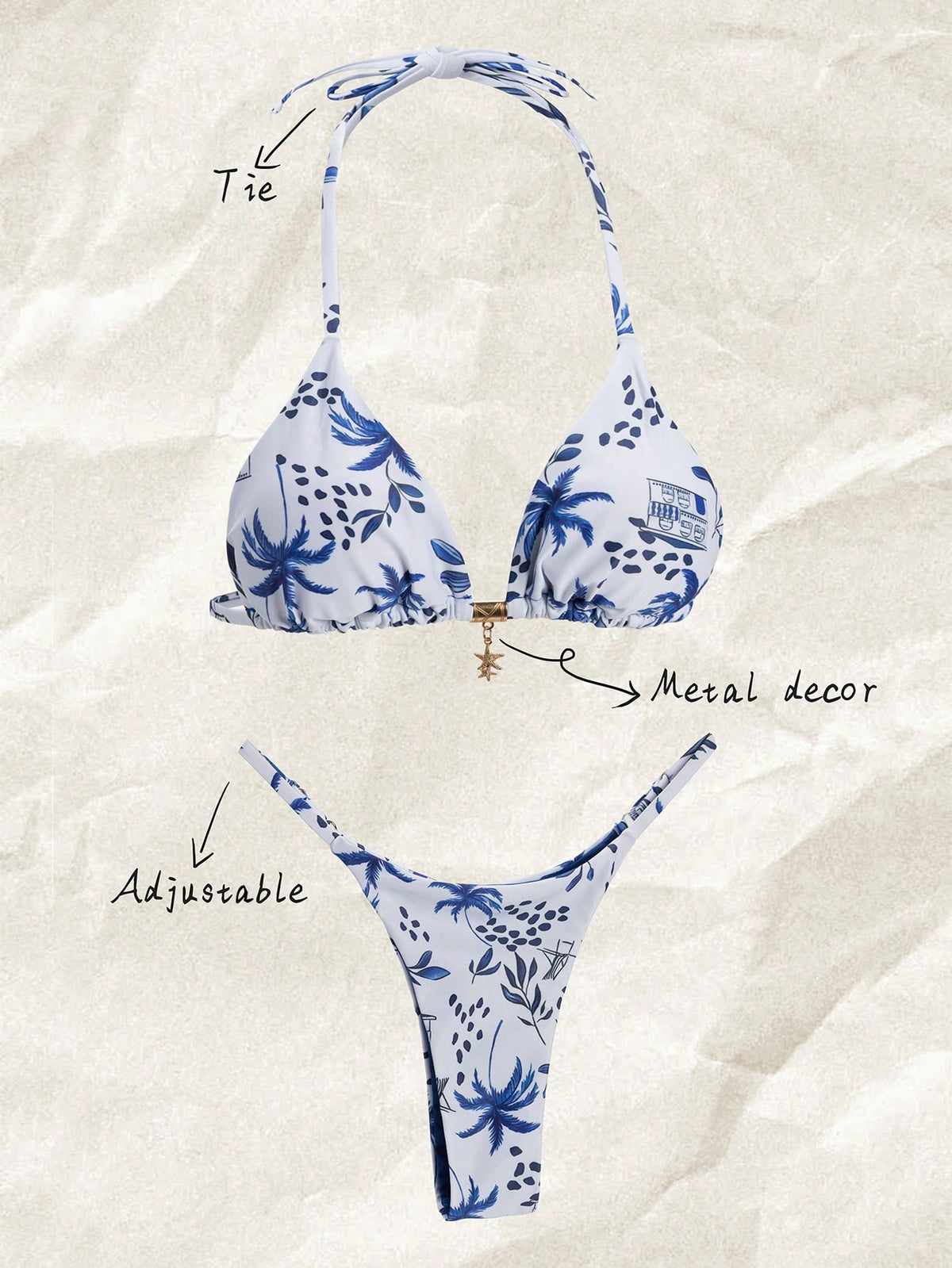 ISOLDE BIKINI™ - Metal Decor Bikini